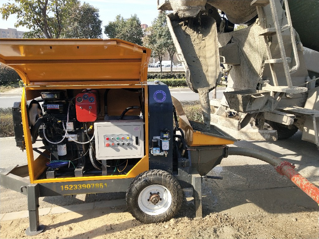 柴油動力混凝土輸送泵